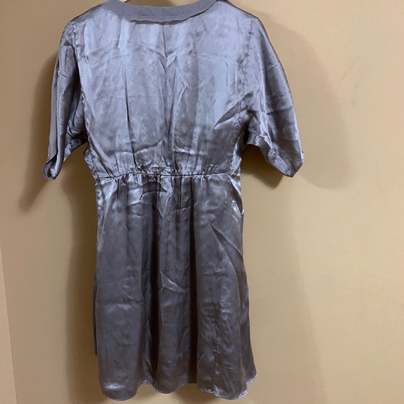 Zara lilac 100% silk dress - Picture 2 of 5